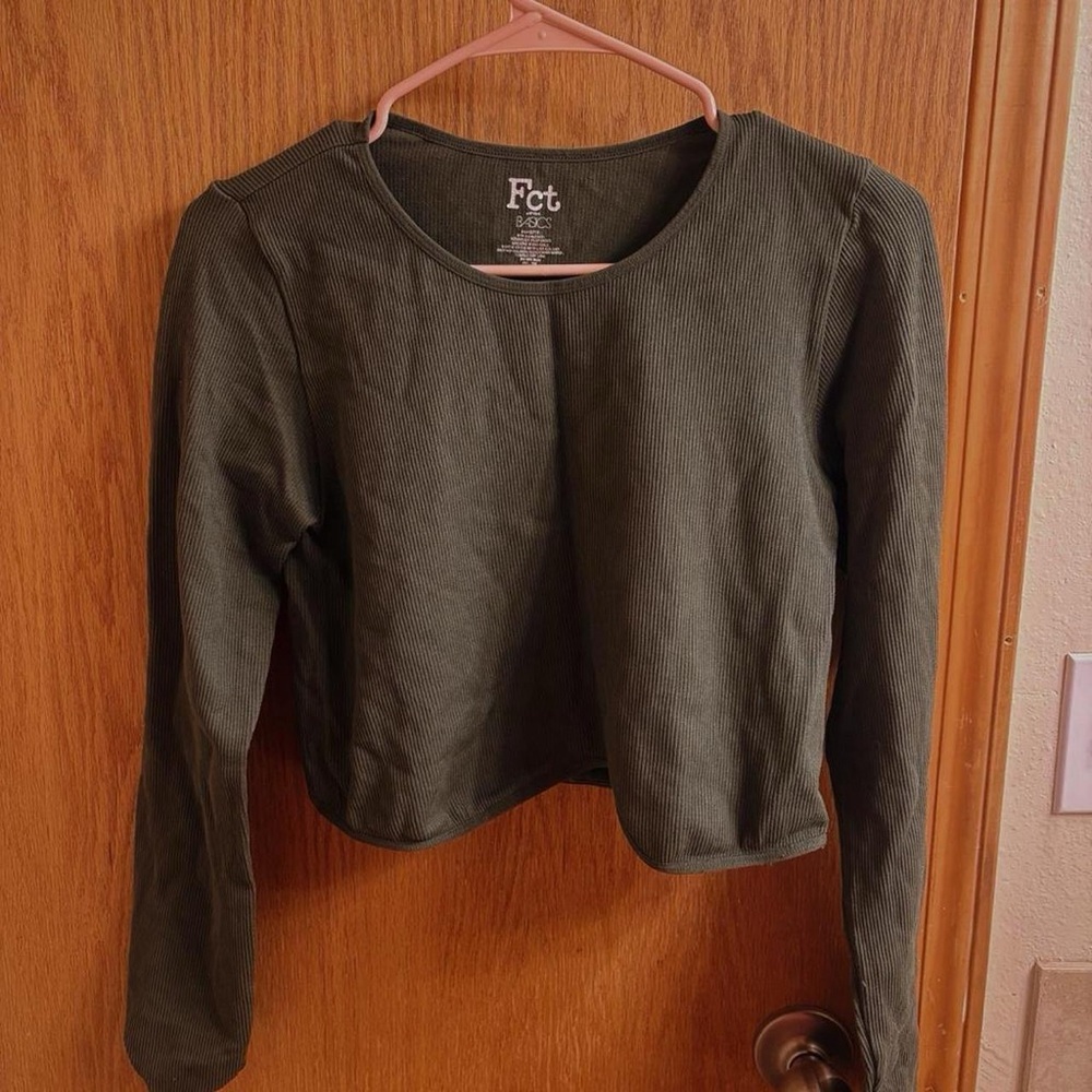 Forest Green Long Sleeve Top by Fct